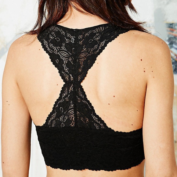 Free People Galloon Lace Racerback Bralette XS - Picture 4 of 6